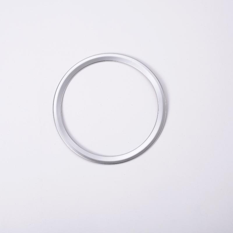 For Jaguar F-TYPE 2013-22 ABS Carbon Fiber Car Steering Wheel Emblem Sticker  Trim Cover Decorate Ring Interior Accessories