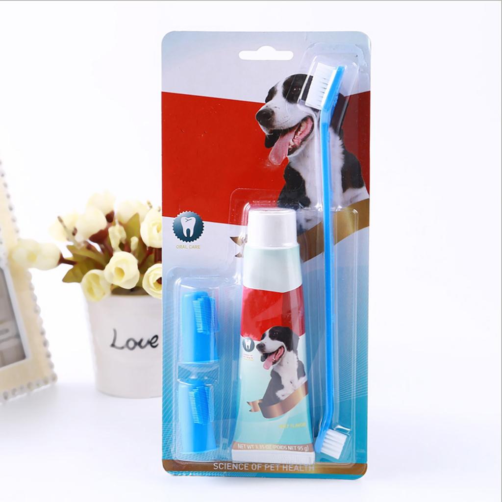 Contains Toothpaste, Toothbrush & Fingerbrush-Reduces Plaque & Tartar, 3-Piece