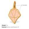 Sun, Moon, and Stars Geometric Oil Drip Pendant