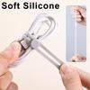Fascette per Cavi in Silicone Morbido Cinghie Regolabili Elastiche per Cavi Organizer per Fascio di Cavi Wrap Riutilizzabile per la Gestione dei Fili con Fibbia a Blocco