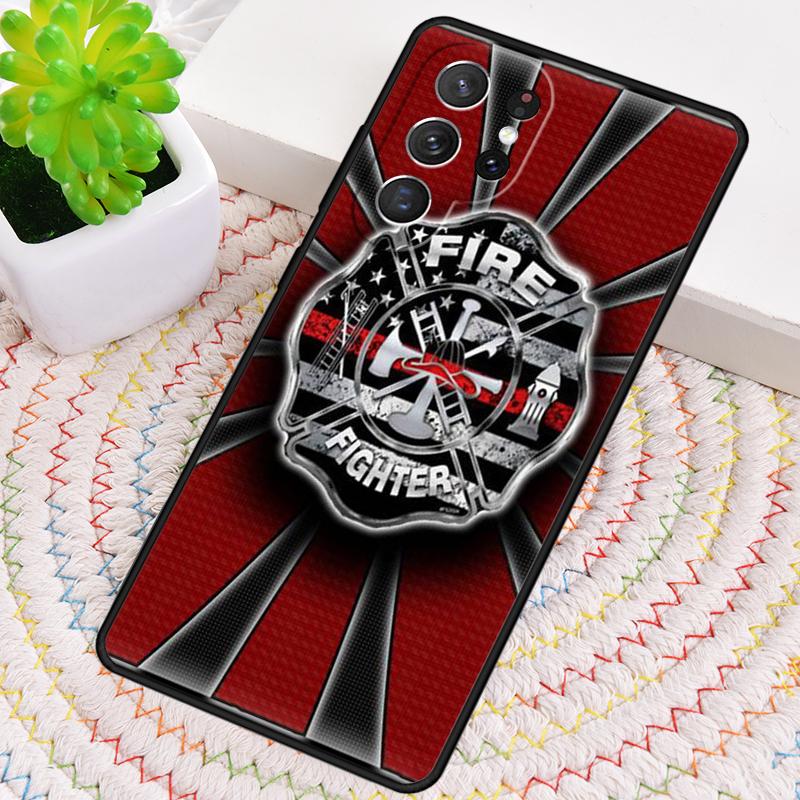 Firefighter Heroes Fireman Phone Case for Samsung Galaxy Note 10 Pro S26 Ultra S23 S24 FE S25 S21 S22 PLUS Shockproof Cove