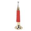 Brass Bugle Gold Plated Cavalry Trumpet with Red Braided Handle for Summer Camp Honor Guard School Band