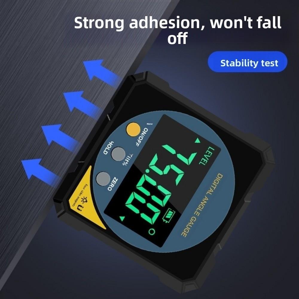 Magnet Tilt Laser  Angle Ruler 4 Sides Magnet Inclinometer Digital Protractor  Woodworking