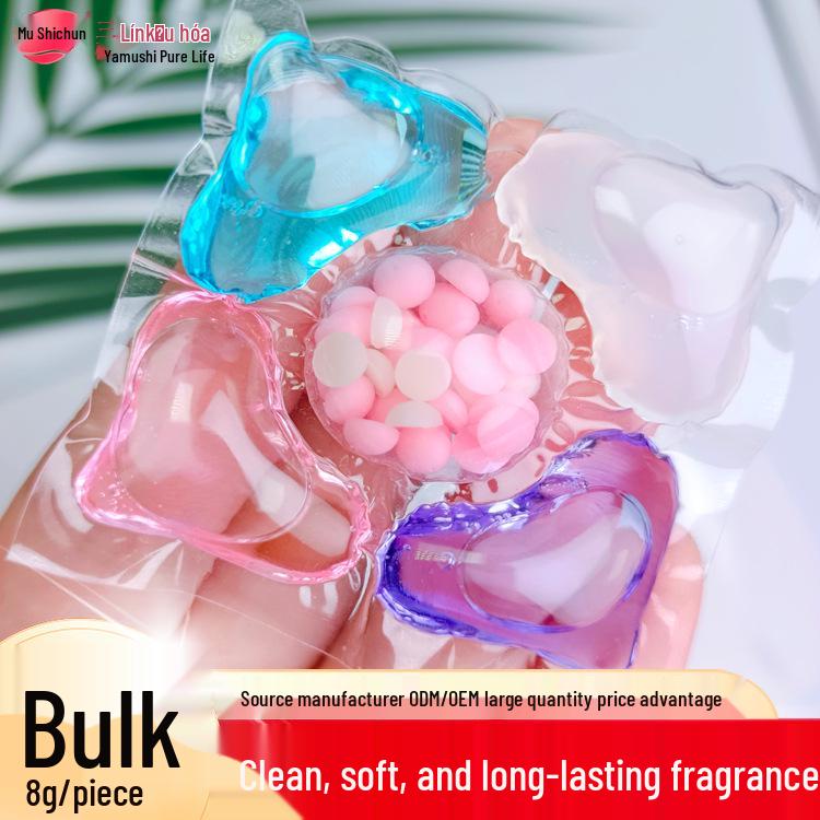 Multi-Effect Long-Lasting Scent Laundry Pods: Stain Remover, Softener, Antibacterial & Anti-Mite Detergent Balls