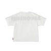 For Boys and for Babies and for Preschool and School White [Miki House] Web-exclusive Short-sleeved T-shirt, Plain, Logo, Girls, Kids, Use,