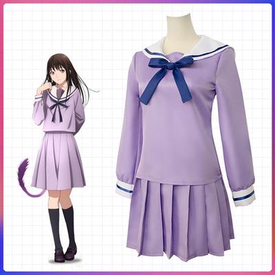 Erciyuan Animation Noragami Iki Hiyori School Uniform Cosplay Halloween Anime  Casual Costume