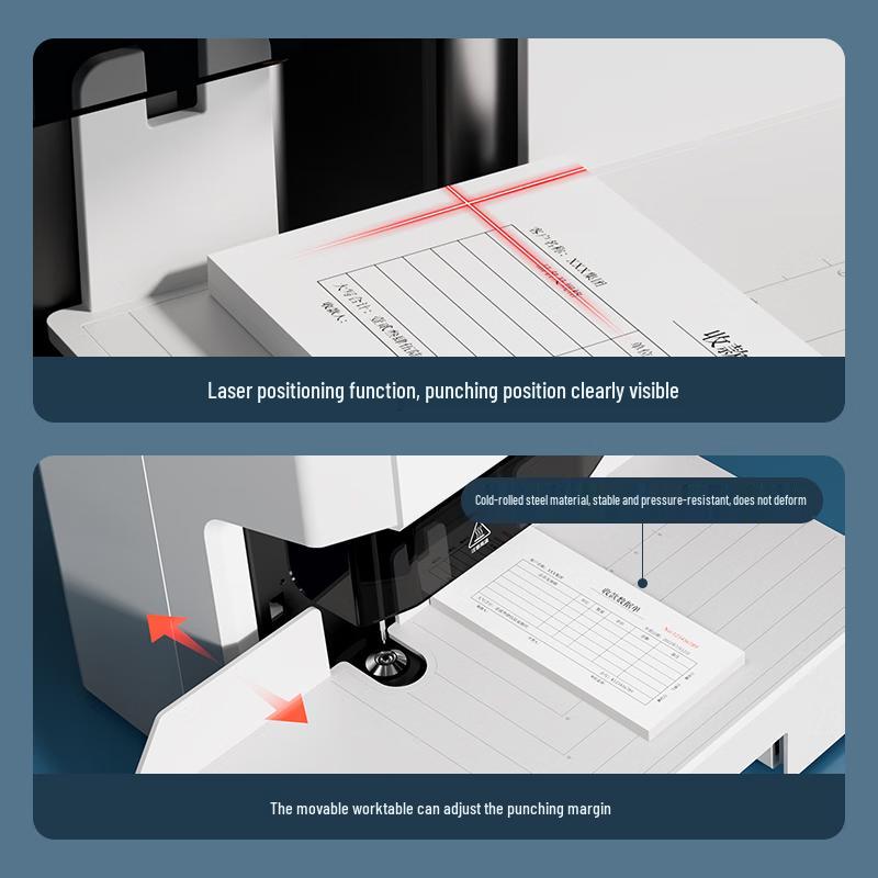 Deli 50mm Electric Automatic Document Binding Machine CN plug (adapter included)