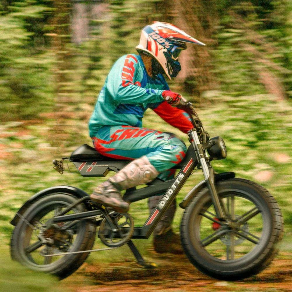 Elektrofahrrad Duotts F20, 750W Motor, 52V 27AH Akku, Höchstgeschwindigkeit 40 km/h, Reichweite 140 km, 20x4.0 Zoll Reifen