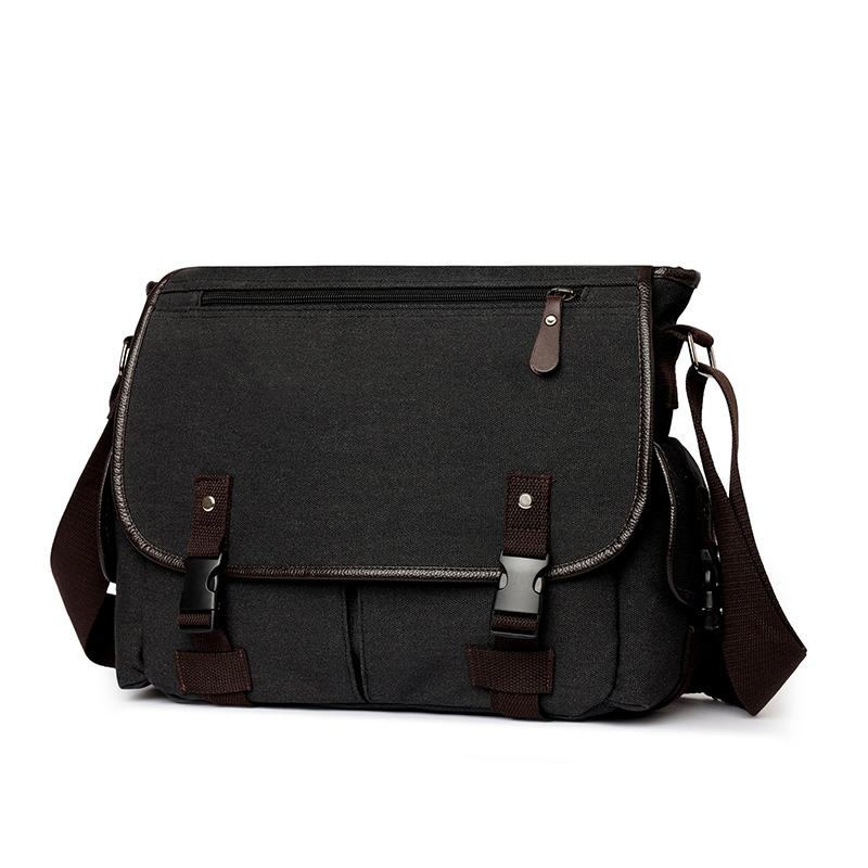 Klasická pánská taška přes rameno Pánská nová plátěná taška messenger Outdoorová volnočasová cestovní taška s více kapsami Kabelky Pánská značková taška