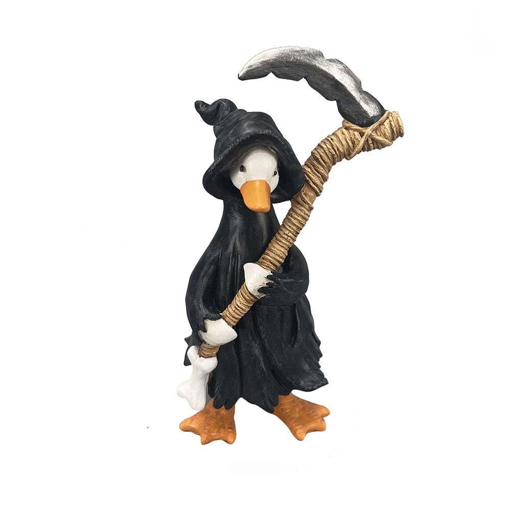 Wasserdichte Halloween-Entenfigur Kreative Geisterkürbis-Skulptur Kinderzimmer