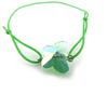 Les Trésors De Lily [N0253] - Green 'Crystal' Elastic Bracelet (butterfly)
