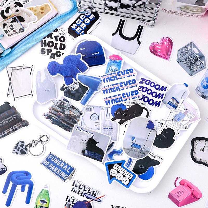 Jilü Yù Jiàn Eslite Life Projektor Serie - Koreanischer Stil DIY Journaling Sticker-Pack (50 Stück)