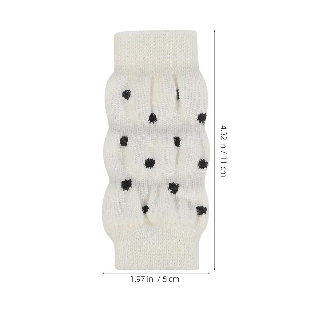 4Pcs Pet Leg Sleeves for Dogs Warm Breathable Cotton Leg Warmers Cold Weather Protection Elastic Fit Dog Elbow Cover Stylish Pet