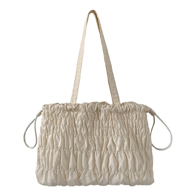 Pleated Shoulder Bag Work Toted Bag for Womens Purses and Handbags with Snap Closure Large Capacity Underarm Bags бежевый 2480₽