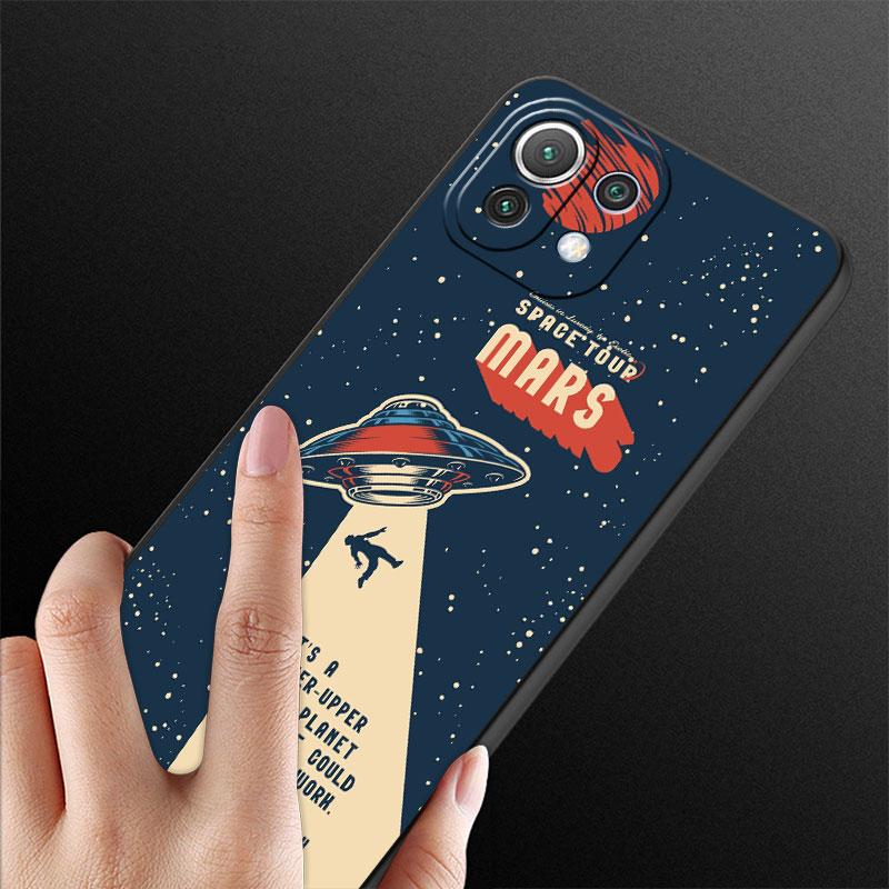 Hülle für Xiaomi Mi 11 Lite 5G NE 11T Pro 10T 9T 12 12T 12S 12X 11X 11i Note 10 9 Silikon TPU Handyhülle Cartoon Cooler Astronaut