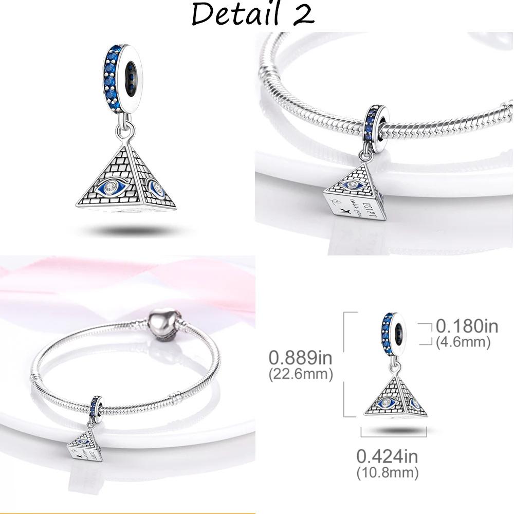 Copper Plated Authentic Vintage Famous Landmark Colosseum Triomphe Dangle Charm Fit Bangle Bracelets Necklaces Bead Women Jewellery