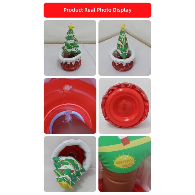 Inflatable Christmas Tree Coolers For Outdoor Drink And Beverages Storage Portable Designs Holiday Ice Bucket