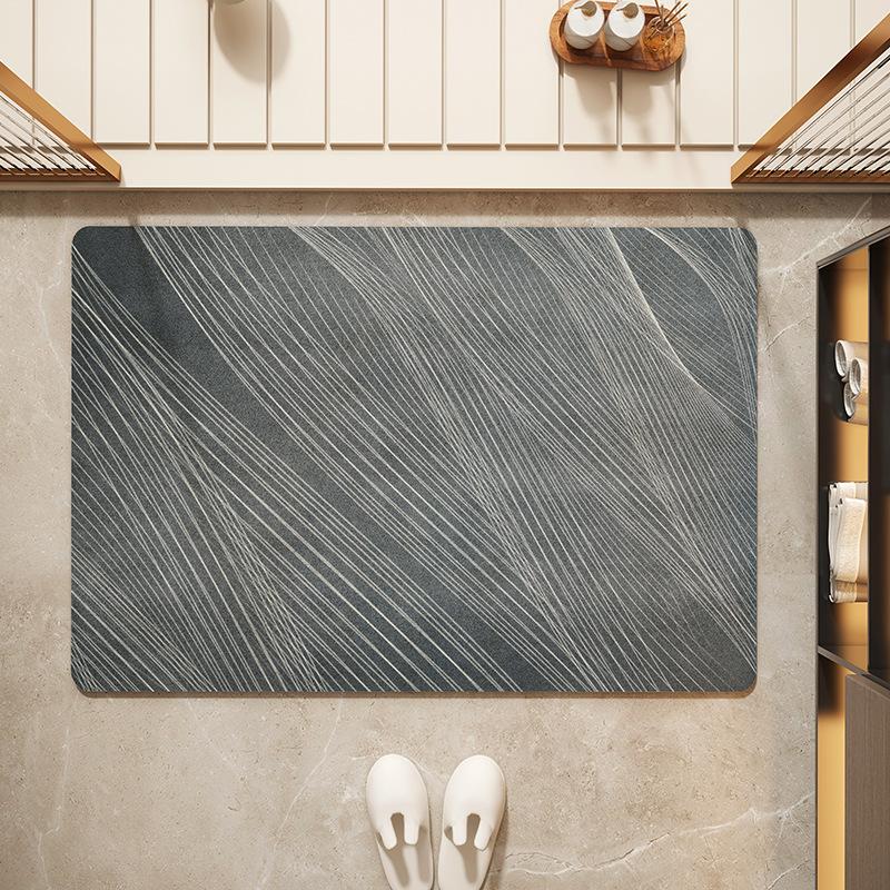 Bathroom Absorbent Mat Kitchen Mat Bathroom Foot Mat Quick Drying Bathroom Absorbent Floor Mat