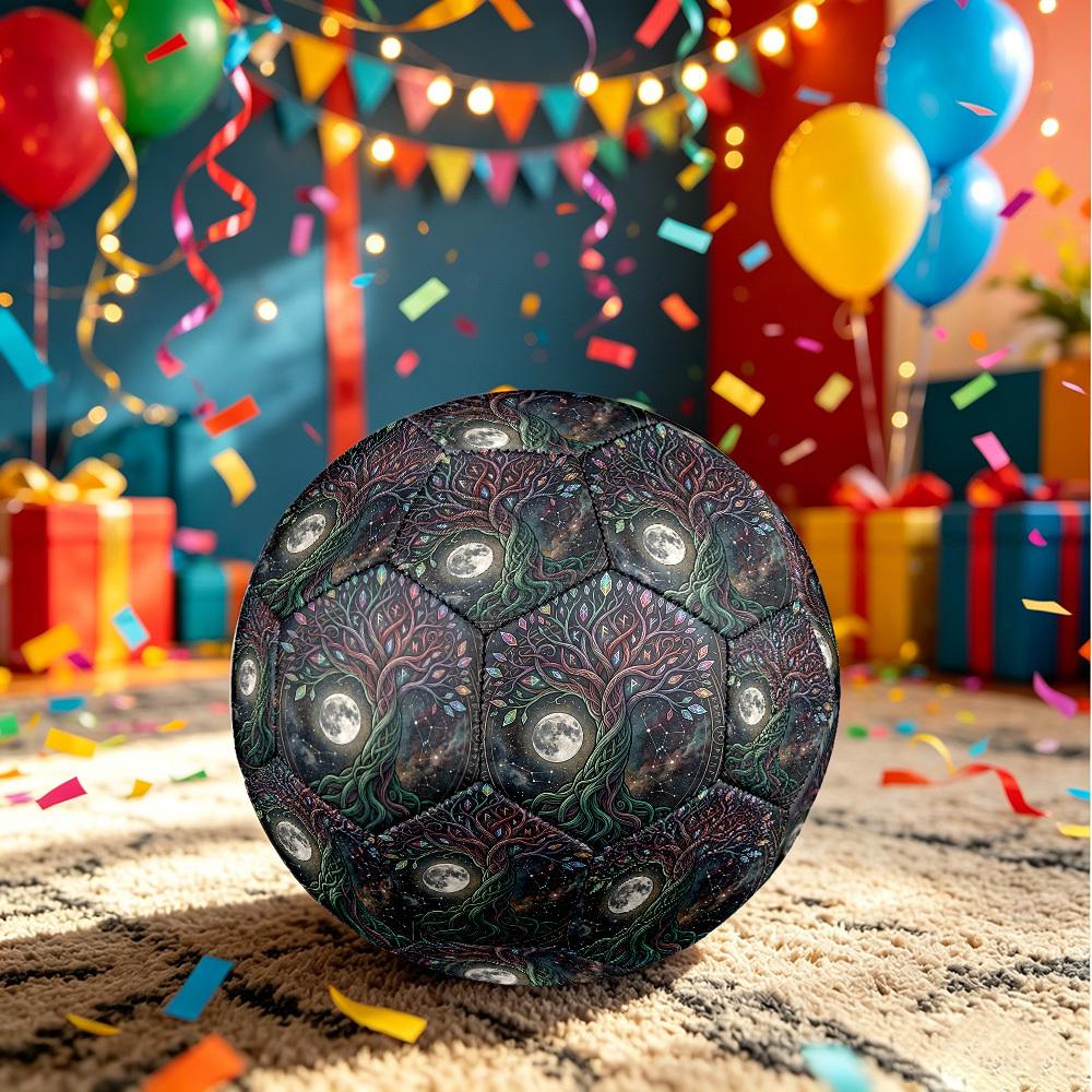 1pc Tree Life Size 5 Soccer Ball Professional Lightweight Durable Match Training Football Indoor &Outdoor Sports BallTraining Ball Y48
