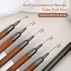 6/9/12/15/18Mm Nail Liner Brush Drawing Lines Stripe Painting Flower Pen Nail Art Manicure Sandalwood Handle