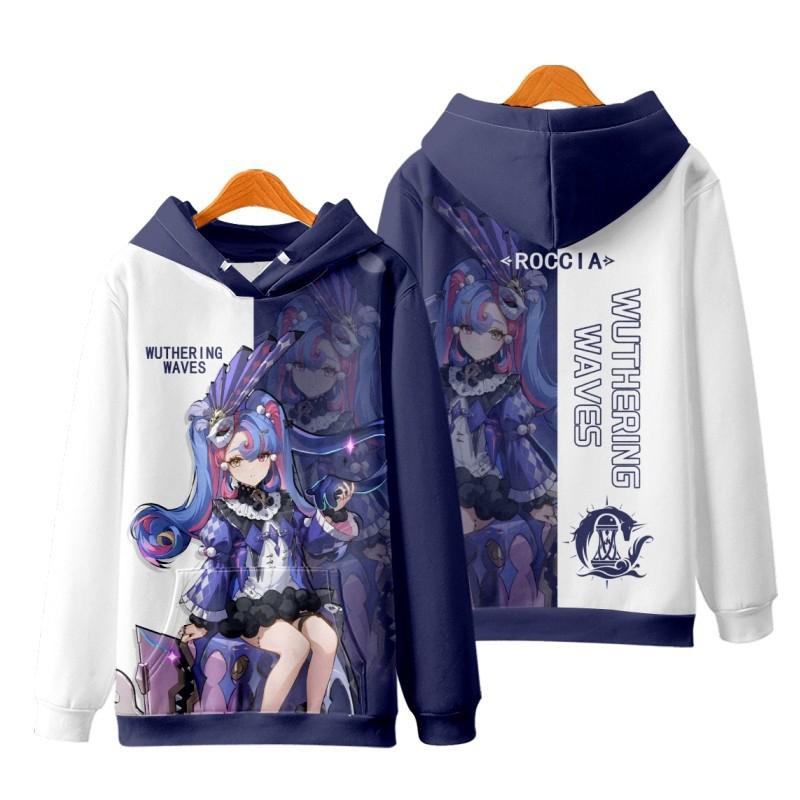 Game Wuthering Waves All Role Playing Hoodie 3D Print Men Women Anime Sweatshirt  Spring Autumn  Hoodies Casual Y2k Tracksuit Coat