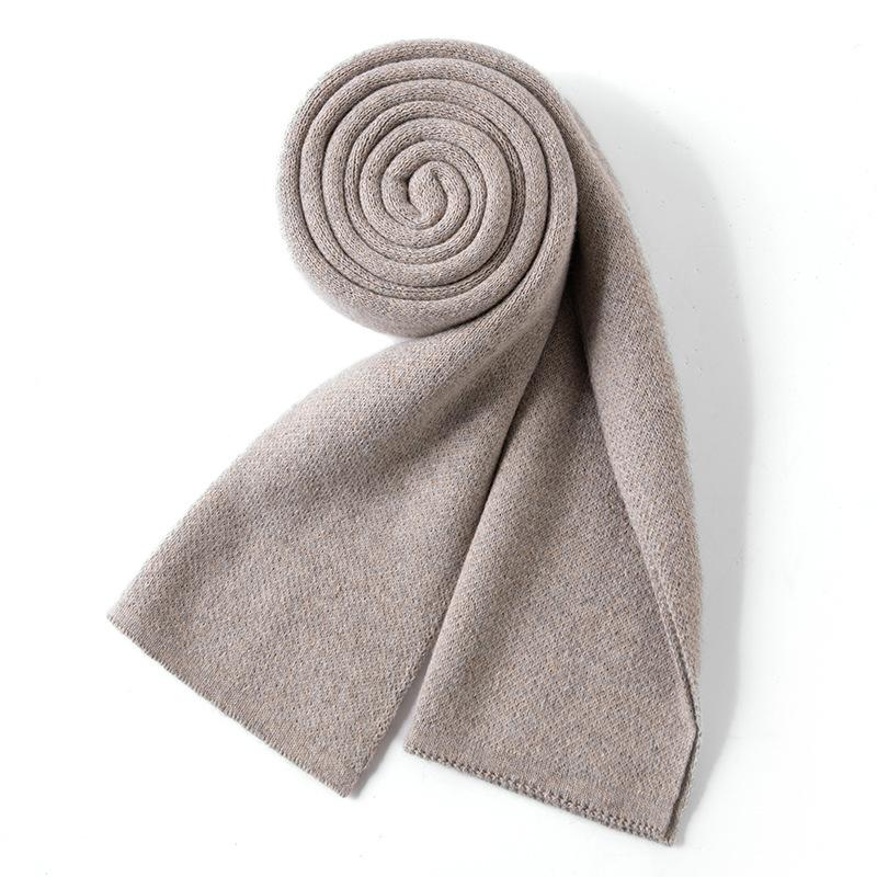 

Запуск нового продукта осень и зима кашемировый маленький шарф женский старший универсальный колледж повседневный стиль шарф дофаминовый парный шарф бежевый