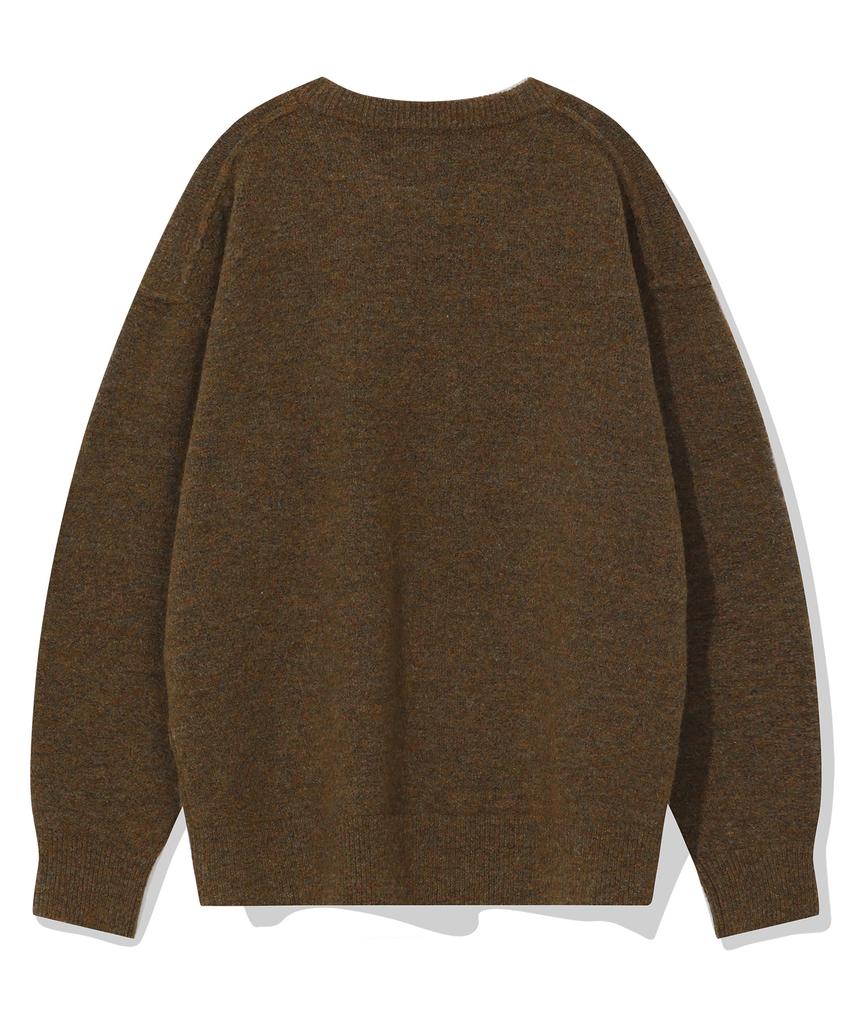 BEENTRILL Essentials Hashtag Logo Knit (Khaki)