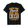Funny GerUnisex Slogan Retired Legend RetireUnisext 2024 Black  T Shirt Vintage Washed Casual Breathable Versatile Stylish