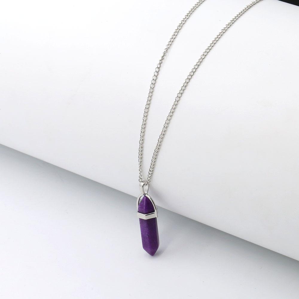 

Подвеска в виде шестиугольной пирамиды, цепочка для ключицы