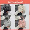 Korean Style Small Crossbody Bag With Stitching Details For Casual Outings