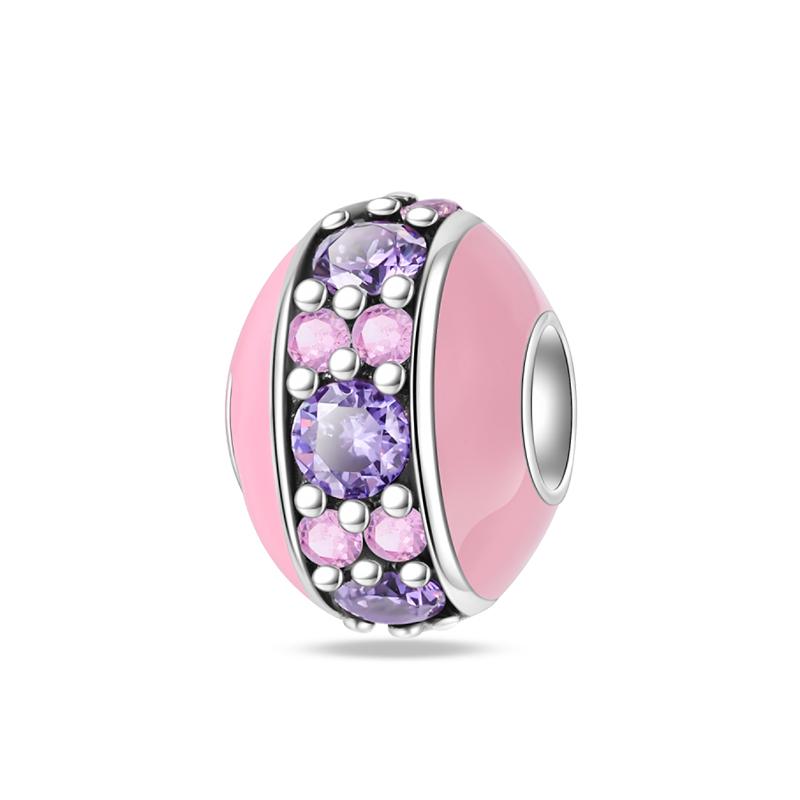 925 Silver Coffee Cake Bread Ice Cream Tea Beer Charms Pendant for 3mm Bracelets DIY Jewelry