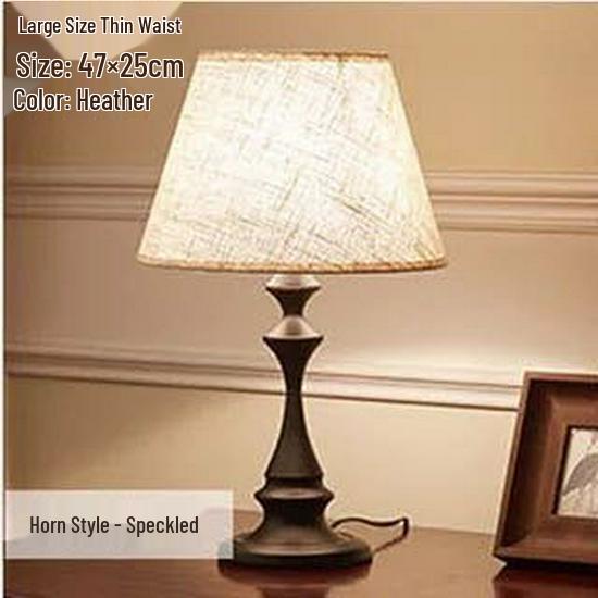 Vintage American LED Table Lamp – Retro Bedside, Office, Hotel Project, or Bedroom Use – Eye Protection & Dimmable Night Light.
