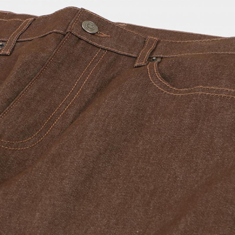 Kangol Denim Pants Brown 9009