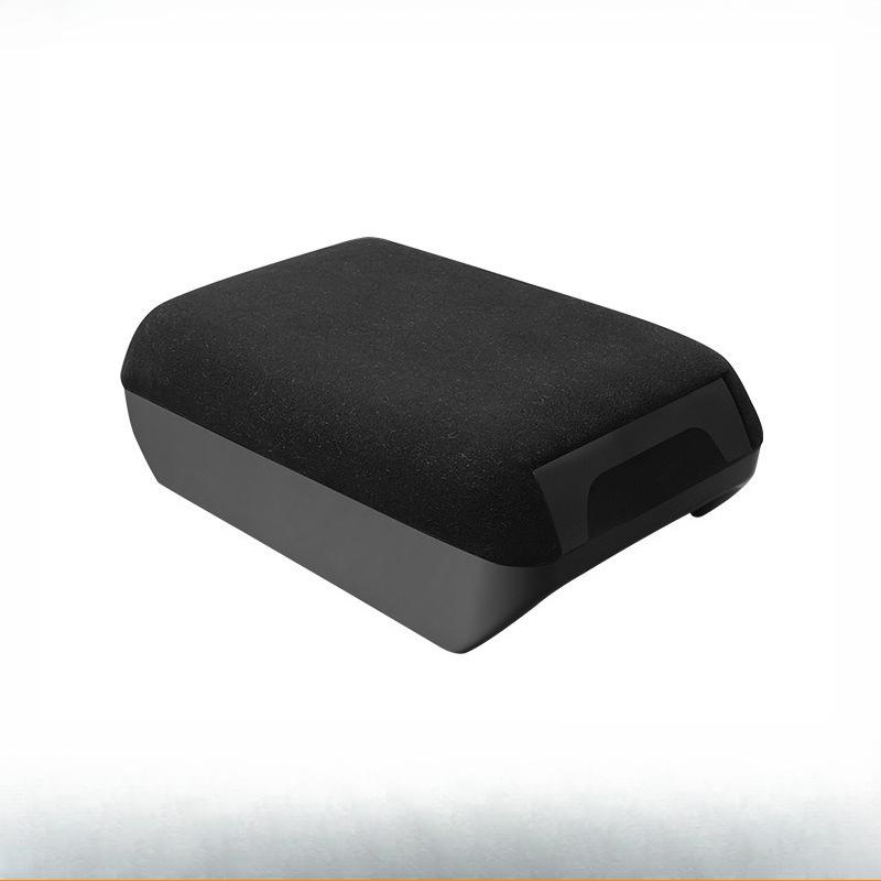 

3 in 1 Center Console Armrest Cover Organizer Soft PU Leather Armrest Box Height Pad for Tesla Model Y Juniper&Model 3 Highland чорний