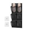 Mesh Pockets Hanging Organizer  6 Grids Wall-mounted Sundries Organiser Closet Storage Mesh Bag Pocket  Hanging Over The Door
