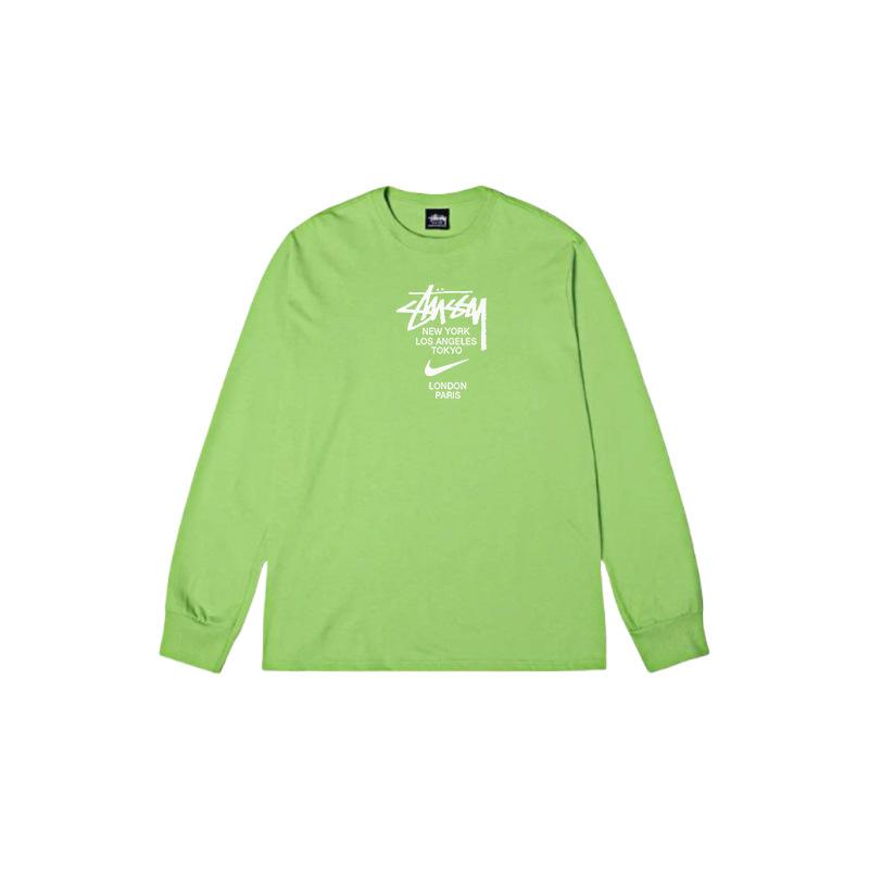 STU SS25 dice printing long-sleeved t-shirt for men and women of the same style, spot classic