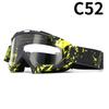 Motorcycle Goggles Water Transfer Off-road Outdoor Riding Sports Glasses Ski Goggles Windproof Glasses