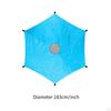 Cover of Trampoline Autumn for 6 Waterproof Poles Blue Rain Summer