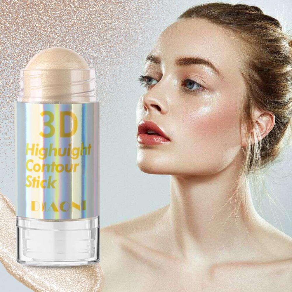 

Глянцевый контурный карандаш: 3D тени-карандаш и кремовые румяна для хайлайтинга лица и области под глазами