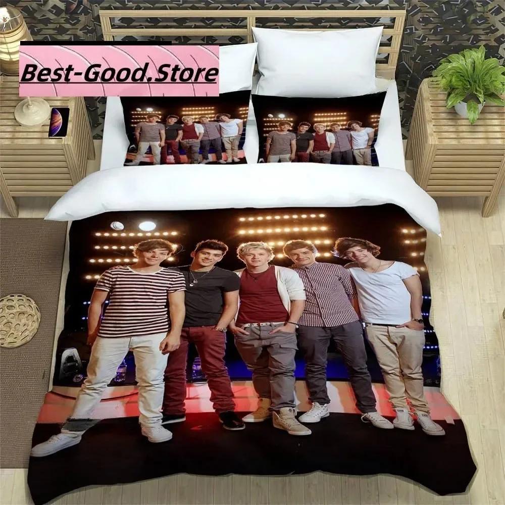 O-ONE Musikband D-Direction Bettwäsche-Set Bettwäsche-Set mit Kissenbezug Bettdeckenbezug Weich Einzel Doppel Queen Super King Größe