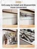 Wall Mounted Kitchen Storage Rack Multifunctional Waterproof Knife Holder Seasoning Simple Storage Rack Seasoning Storage Rack