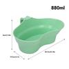 880ml Oral Care Basin Cup Inward Curved Vomit Bowl Tooth Brushing Tray for Elderly Bedridden