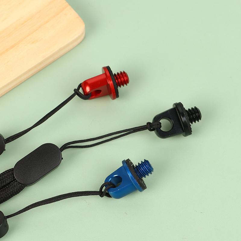 1/4 Zoll Griff Kameraschraube 1/4" D-Ring Adapter Mit Verstellbarer Handgelenk-Handschlaufe Lanyard Gurt Sling Für Stativ Fotostudio