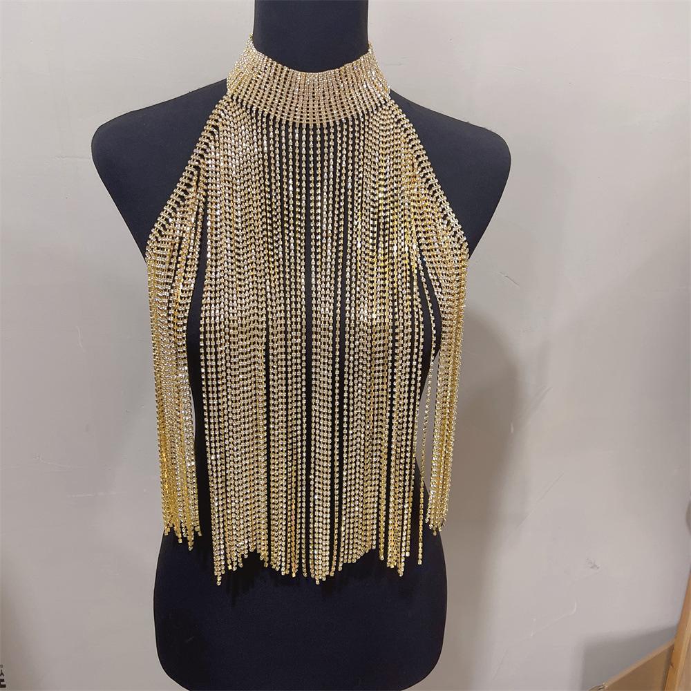 

European And American Fashion Sexy Breast Chain, Nightclub Party Multi-Layer Fringed Body Chain Accessories Body Chain