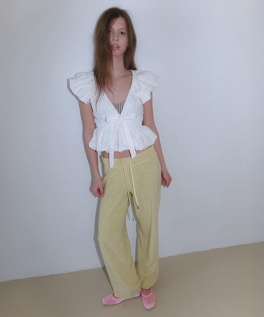 Geuliteu Mainz Terry Jogger Elastic Pants_Mainz Pants_Yellow