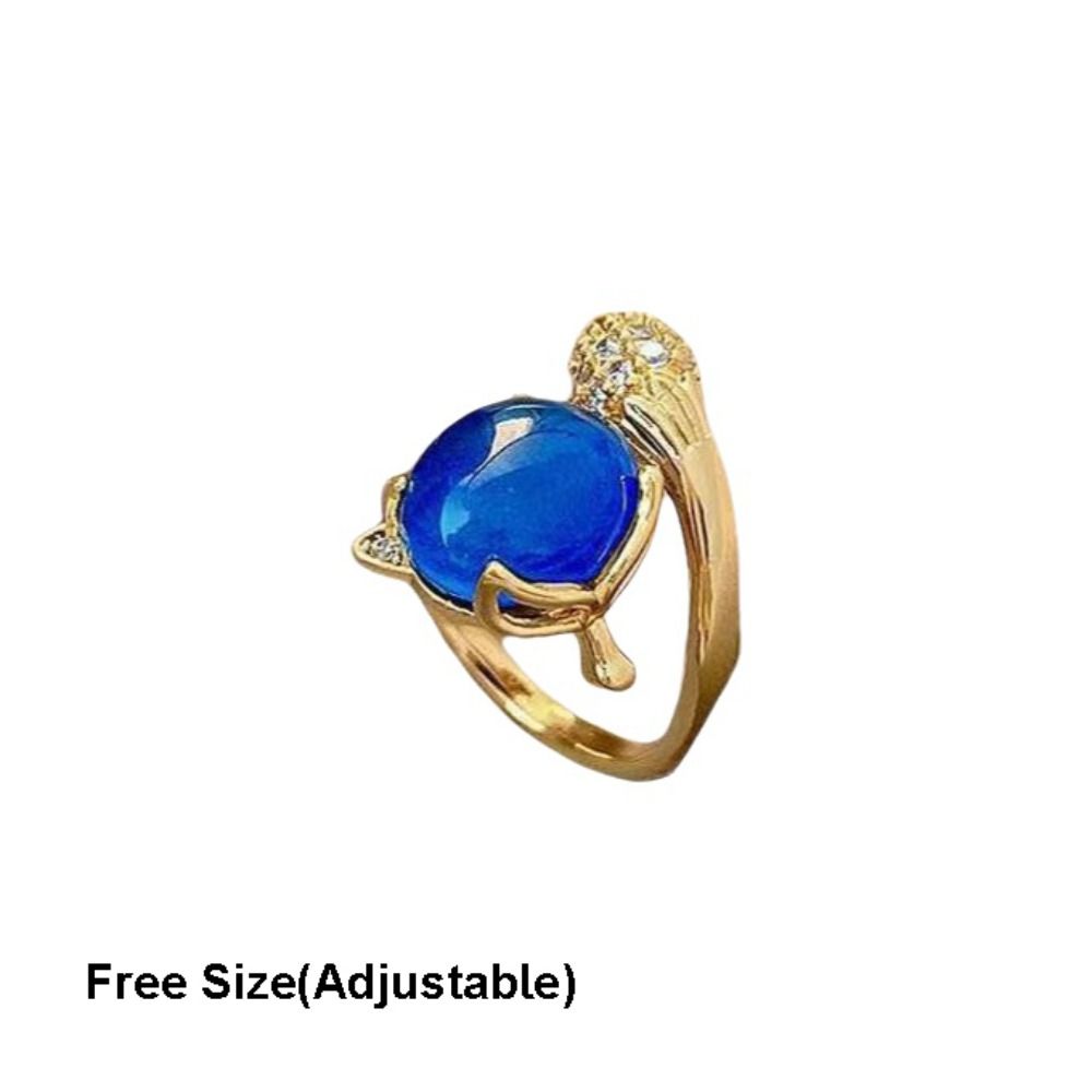 Color Shift Mood Rings Adjustable Changing Color Ring Stylish Thermochromic Ring Ins Style