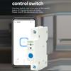 Întrerupător inteligent WIFI 1P DIN?Comutator șină Ewelink APP Control Compatibil cu Alexa și