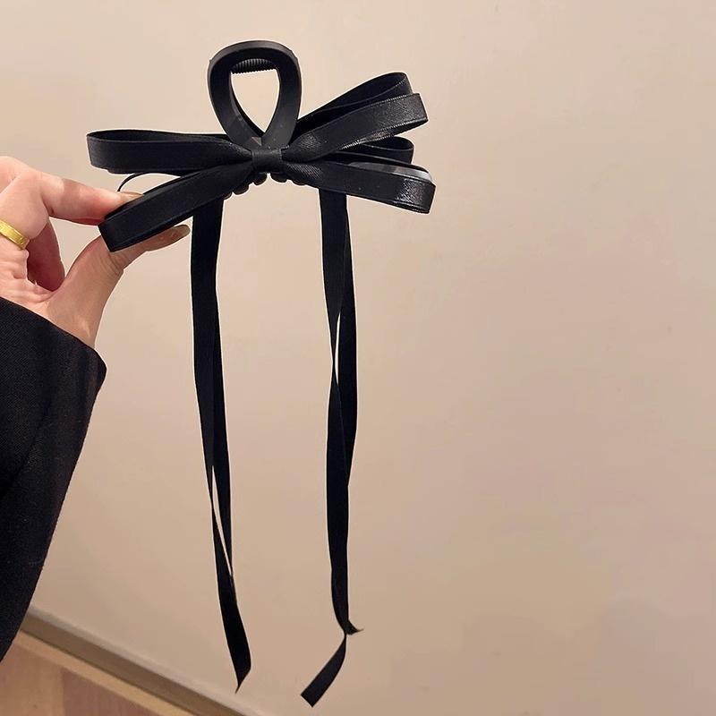 1 bandrosett hårklämma Fe Hårspänne bakhuvud enfärgad hårkort koreansk högkvalitativ fjäderklämma hästsvansklämma