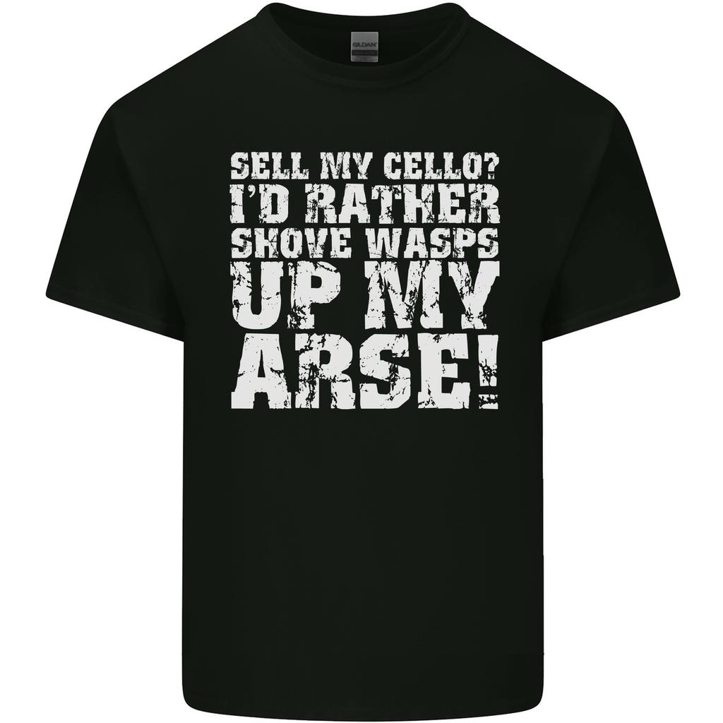 Sell My Cello Player Funny Music Unisexs Light Cotton TShirt