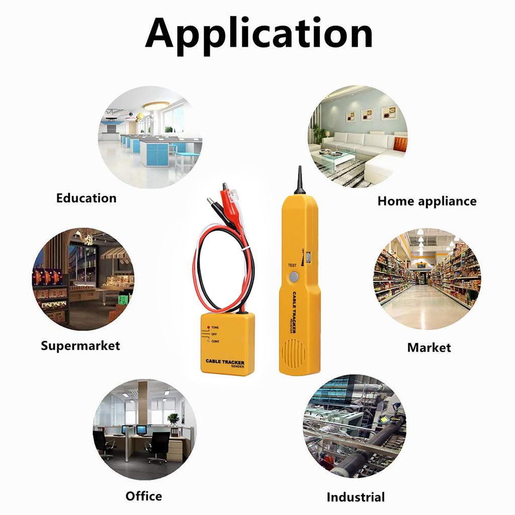 Automotive Short Cable Tracker Open Wire Finder Universal Find Car Short Circuit Wire Diagnostic Tool Tracer Circuit Tester